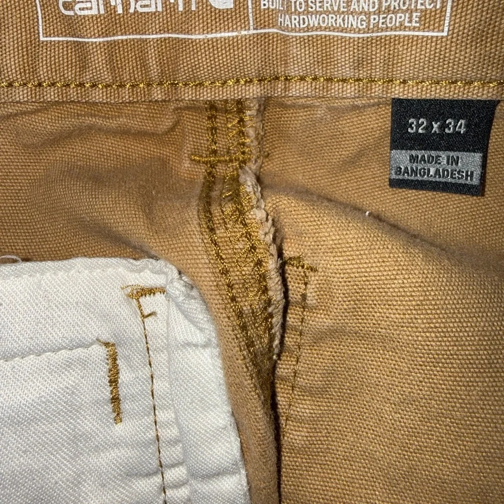 Carhartt Men's Relaxed Straight Rugged Flex Double-Front Denim Dungaree 32 x 34